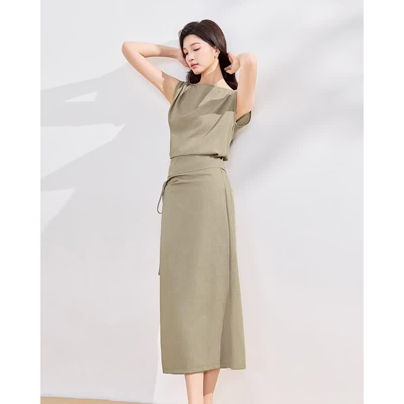 IEF 2026 Summer Korean Style Elegant Two-Piece Set
