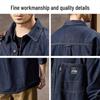 JEEP Men's Casual Denim Long-Sleeve Shirt