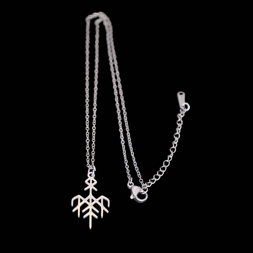 2026 Geometrische Edelstahl-Anhänger Halskette - Vielseitige Mode Schlüsselbein Kette Schmuck