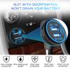 Dual USB Charger Socket 12V-24V USB Outlet Waterproof 3.1A Dual Charger Socket with Touch Switch for Car Boat Marine Motorcycle