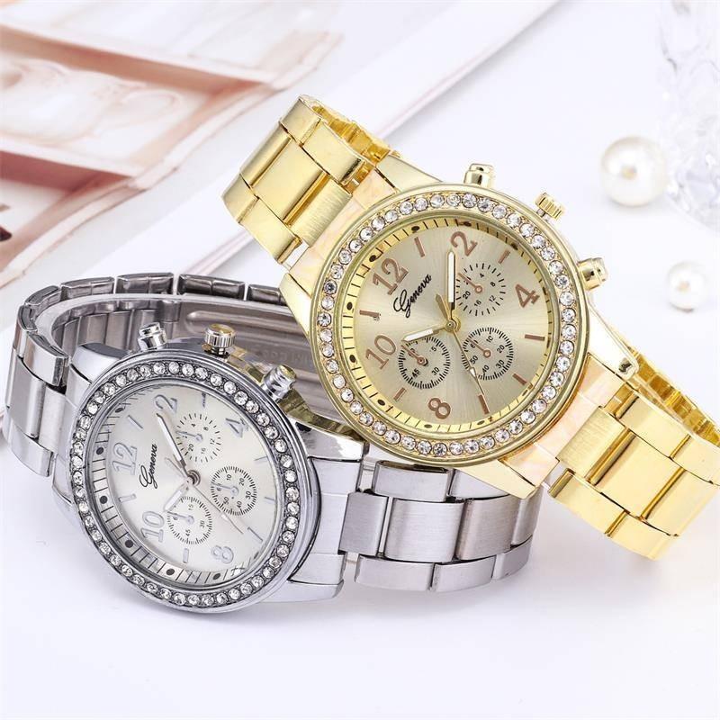Elegant Alloy Band Men's Business Watch With Accents And Calendar Quartz Movement