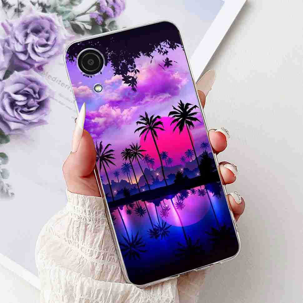 For Samsung A03Core Case Soft Silicone Cute Heart Painted Cover Case For Samsung Galaxy A03 Core SM-A032F TPU Fundas Capa