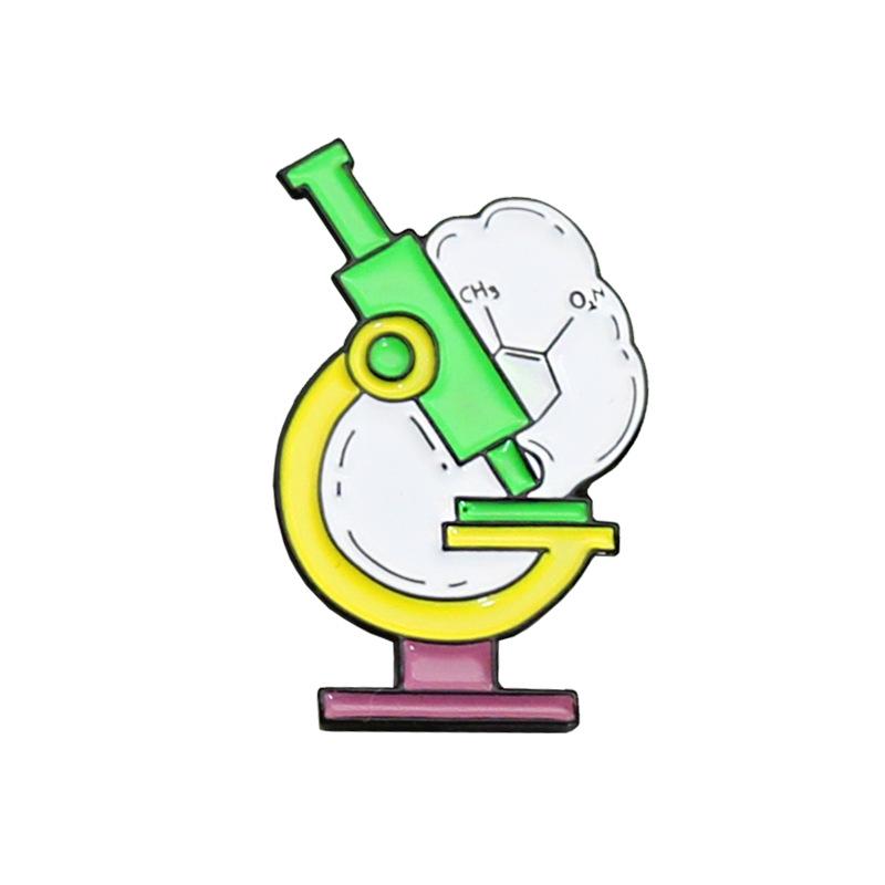 Creative Science Experiment Brooch: Microscope, Beakers, Droppers Combo