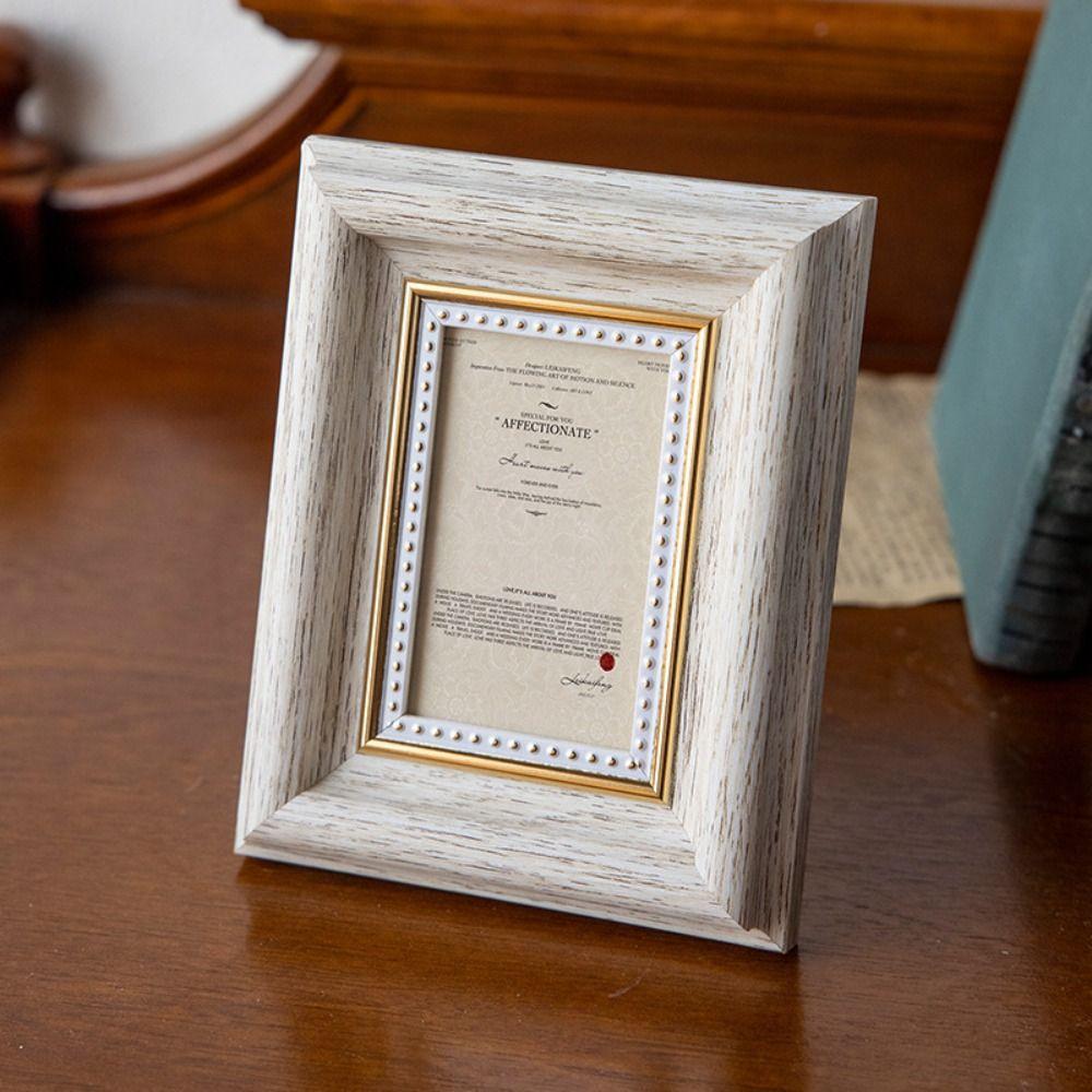 2PCS Square 3 Inch Photo Frame Mini Photo Storage Frame Display Holders  Nightstand Decoration