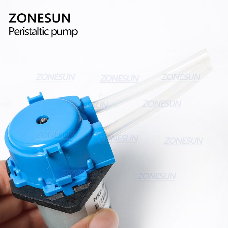 ZONESUN DC 12V/24V 1-50ml  Dosing Pump Peristaltic Pumps Dosing Head With Connector For Arduino Aquarium Lab Analytic Diy Liquids Motor Tools