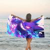 1pc Gengar1 Beach Towel, Beach and Seaside Swimming Pool Equipment, Fashion Pattern, Rectangular, Travel Essentials