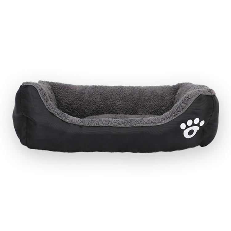 Dropshipping Long Faux Fur Pet Bed Comfortable Waterproof Plush Donut Round Dog Bed Soft Washable Cat Bed Removable Pet Cushion