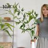 Atmosphere Enhancing Floral Decor Bamboo Tree Branches, Long Stems Faux Greenery, Artificial Plants, Leaves Durable Fake Branches for Vases Stems, Zen