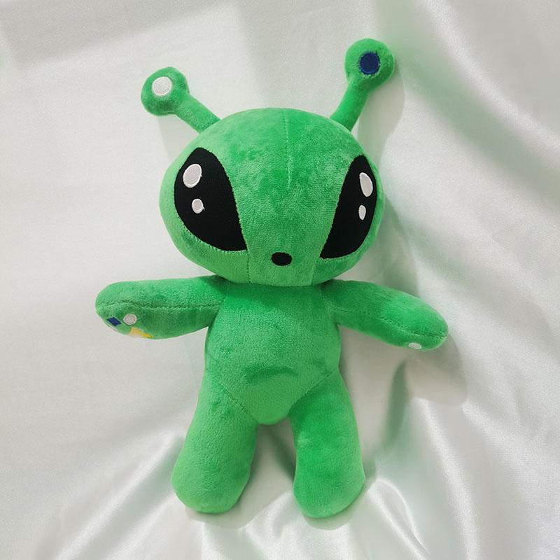Groene Buitenaardse Pluche Speelgoed Schattige Grote Ogen En Lange Oren Zacht Gevuld Dier Pluche Speciale Metgezel Cadeau voor Kinderen en Kamerdecoratie