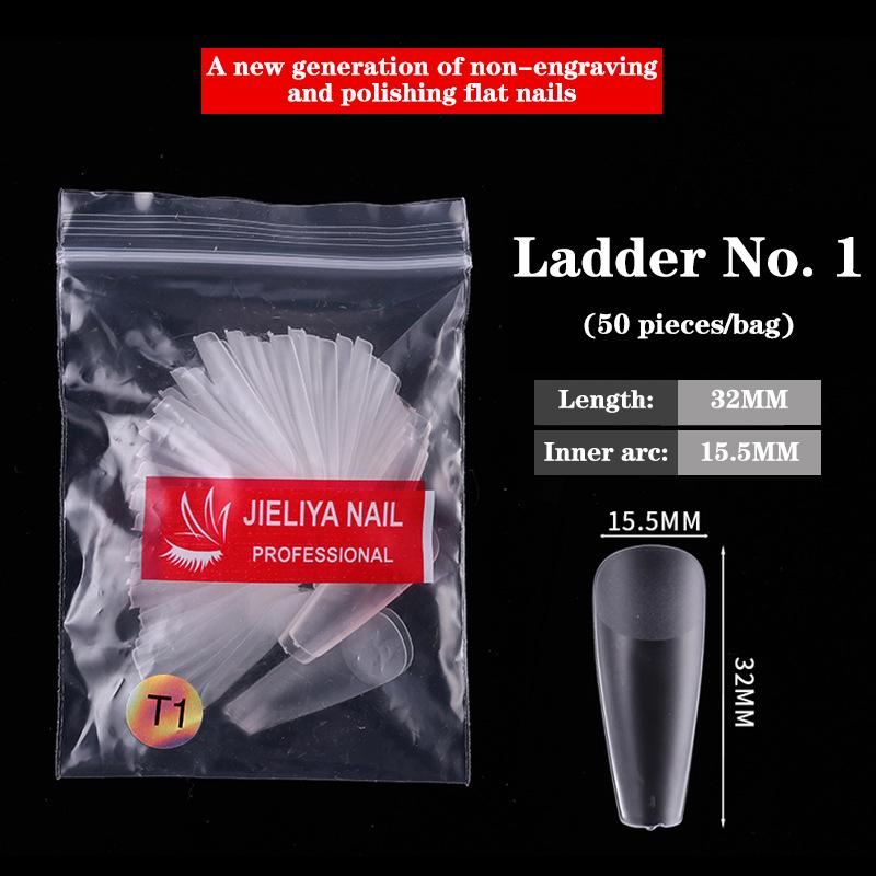 

50 шт. накладные ногти, прозрачные пластины, ультратонкие и бесследные наращивания ногтей, салон красоты своими руками as the picture