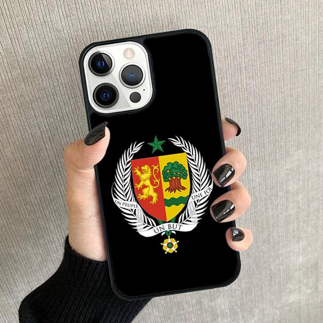 Senegal Flag Phone Case For iPhone 17 Air 16 16e 15 14 plus 11 12 13 Pro max Soft Bumper Shell Cover coque