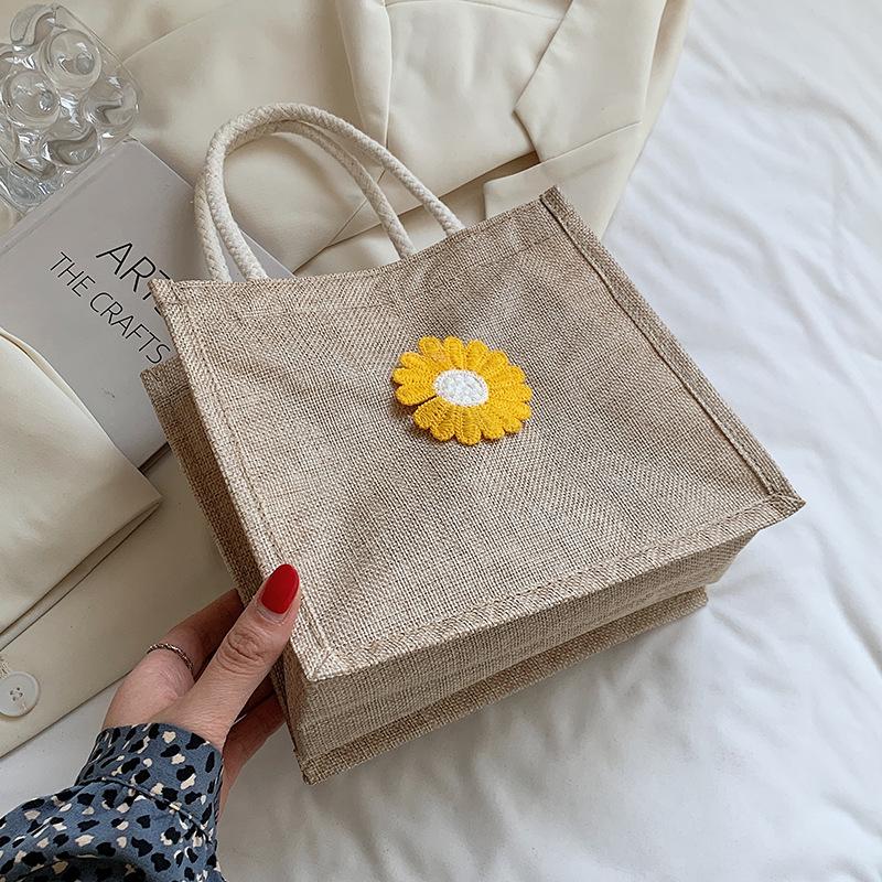 

Summer small fresh lunch box bag female Korean version ins shoulder small satchel female fashion going out portable handbag tide