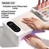 2IN1 UV Nails Lamp Dual Hand Nail Curing Lamp Professional UV LED Nail Light  DIY Nail Gel