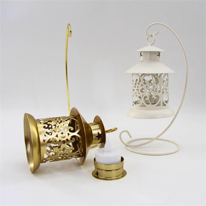 Decorative Iron Birdcage Lanterns Tealight Candle Stand With Hollowout Motifs For Outdoor Indoor Ambiances Lighting