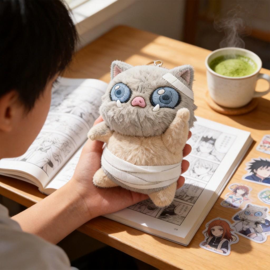 Demon Slayer Inosuke 10cm Plüschtier Mit Baumwollfüllung Für Teenager Sammler