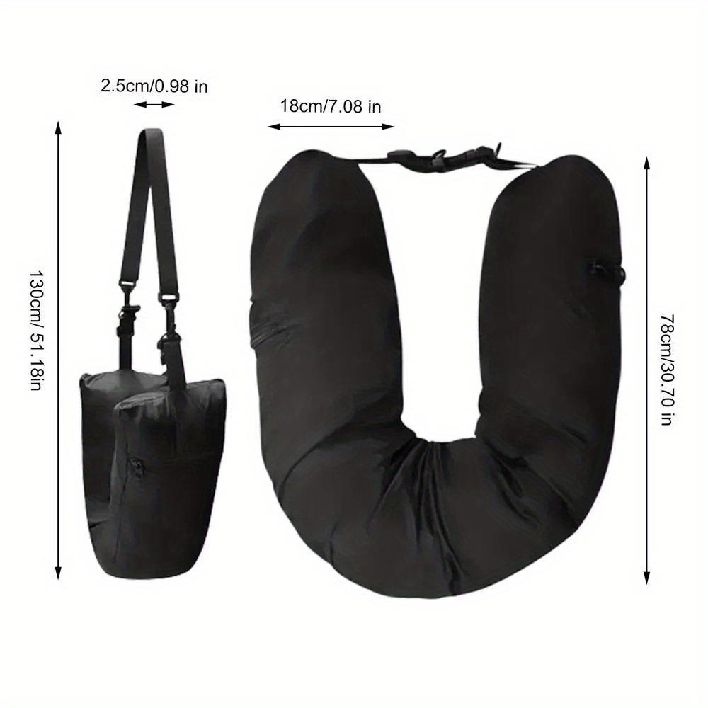 1pc Travel Neck Pillow Stuff With Clothes, 3-in-1 Neck Travel Pillow, Avoid Extra Luggage Fees, Travel Essentials
