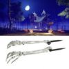 Halloween Skeleton Hands Stakes for Yard Plastic Realistic Zombie Ghost Scary Arm Stake for Outdoor Lawn Props Party Decorations