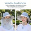 Neck Flap Fishing Hat UV Protection Outdoor Working Cap Men Women Sun Hat  Fishing