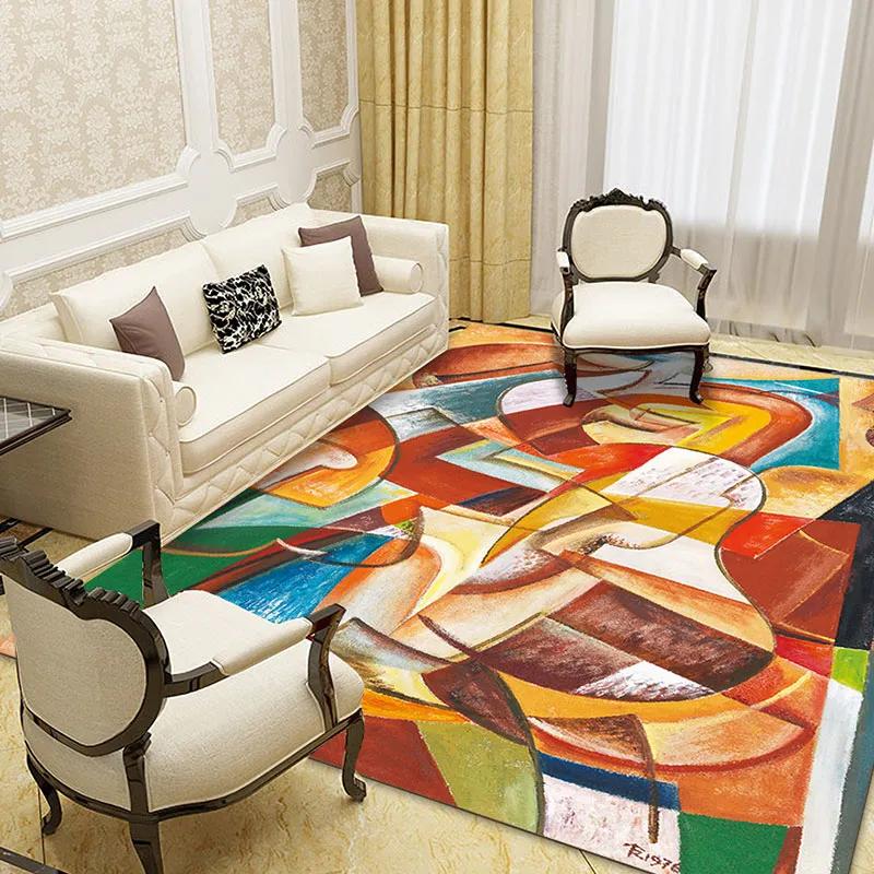 High Quality Printed Carpet 3d Carpet for Living Room Washable Large Area Carpet Bedroom Carpet for Household