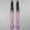 2Pcs Colorful Twist Braid Bulk Lantern Braid Braided Ponytails Natural Bubble Jumbo Braid  for Women