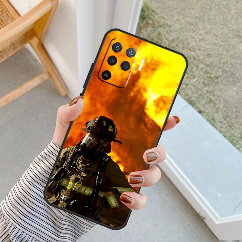 

Firefighter Heroes Case For Oppo A18 A78 A98 A38 A58 A60 A80 A40 A96 A76 A16 A94 A74 A54 A15 A17 A57 A77 A5 Pro OPPO A40 A40m