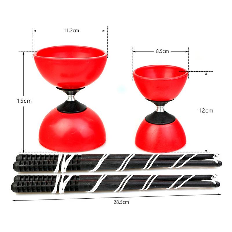 Yo-Yo Diabolo Brinquedo Profissional Chinês Criança Acrobacias Malabarismo Show Adereço Fitness ao Ar Livre Idosos