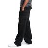 Pantaloni sportivi da uomo Pantaloni da jogging dal taglio dritto per sport e streetwear Pantaloni lunghi larghi con coulisse oversize Pantaloni multitasche da uomo