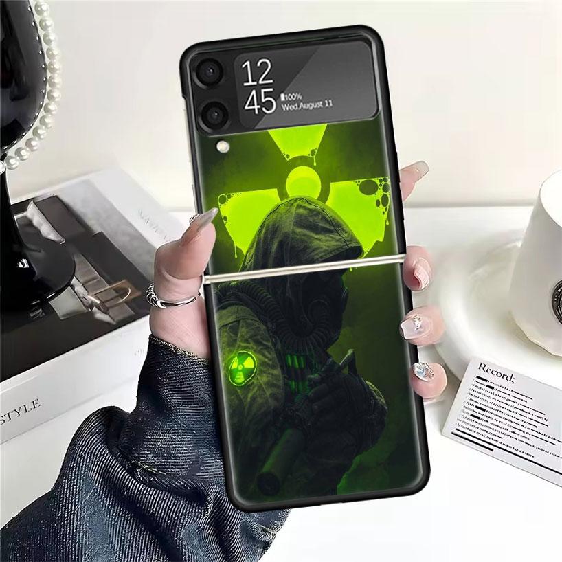 Game S-Stalker Cases For Samsung Galaxy Z Flip 4 5 6 7 3 Z Flip7 Flip6 Flip4 Flip5 Flip3 5G Hard Shockproof Fundas Cover