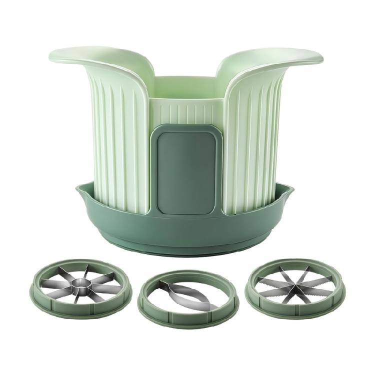 

Practical Fruit Slicing Tool With Rustproof Blade And Nonslip Base Fruit Cutter with Comfort Handle for Kitchen Use 1