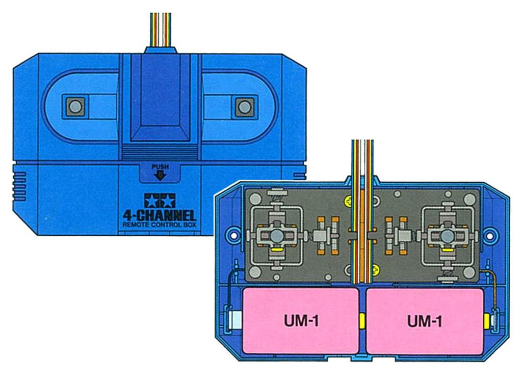 Tamiya Fun Craft Series 106 Remote Control Box No. 4-Channel (70106)