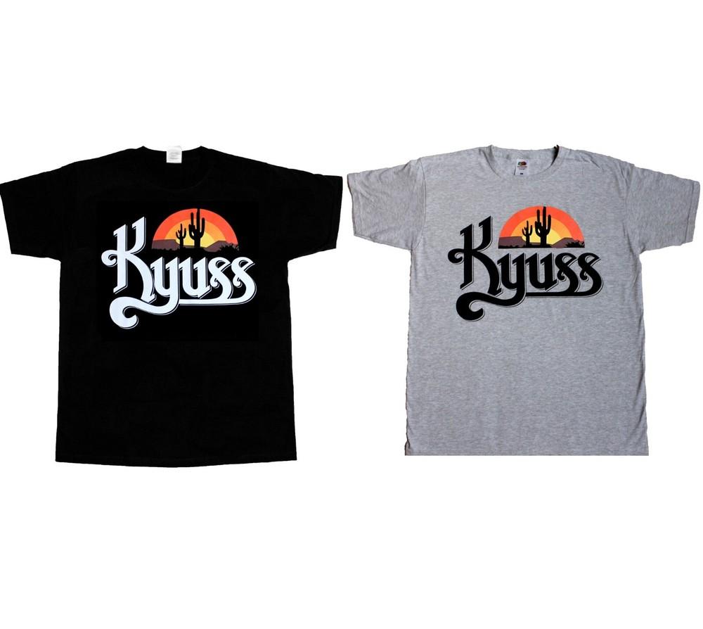 KYUSS WIDOW STONER ROCK NEW GRAY/BLACK TSHIRT 3XL 4XL 5XL Unisex T-Shirt L