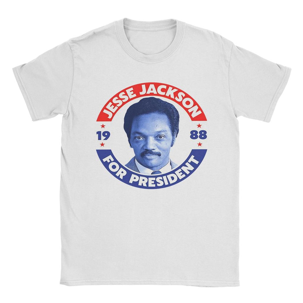 Jesse Jackson Rainbow Coalition  T Shirt for Men Cotton Funny TShirts O Neck  Tees Short Sleeve Clothing Summer
