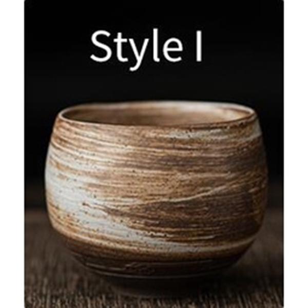 80ml Ceramic Tea Cup Japanese Style Ancient Style Kung Fu Tea Set