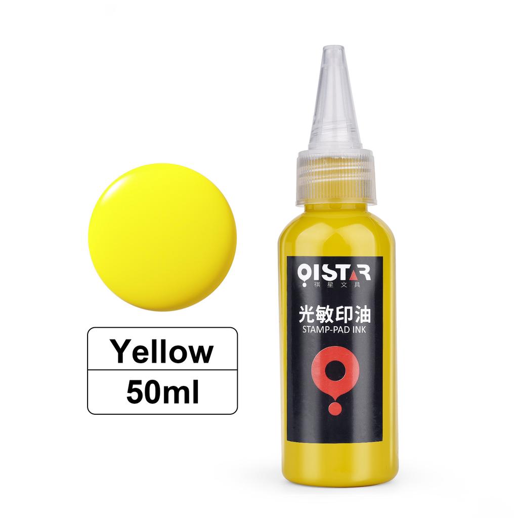 50ml Lichtempfindliche Druckölfarbe Stempelölfarbe Ölstempel-Nachfüllfarbe Lichtempfindliche Tinte Für Schüler Namensstempel Drucken