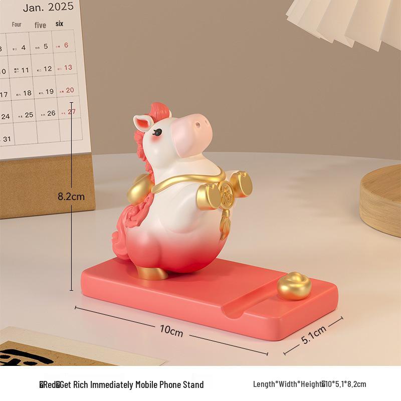 

Creative Zodiac Horse Phone Holder & Desk Decompression Decor Gift