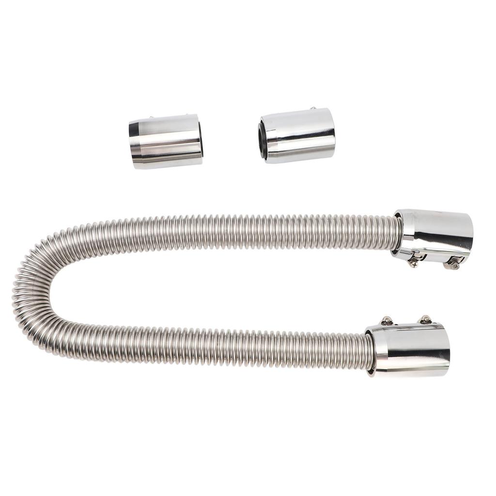 Coolant Radiator Hose 36in Flexible Stainless Steel Water Hose Kit for 1 1 4in 1 1 2in 1 3 4in 1 5 8in Radiator Necks