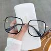 Classic Luxury Myopia Glasses Unisex Fashion Anti-blue Light Minus Diopter Eyeglasses Men Women Large Frame Eyewear 0 To -6.0
