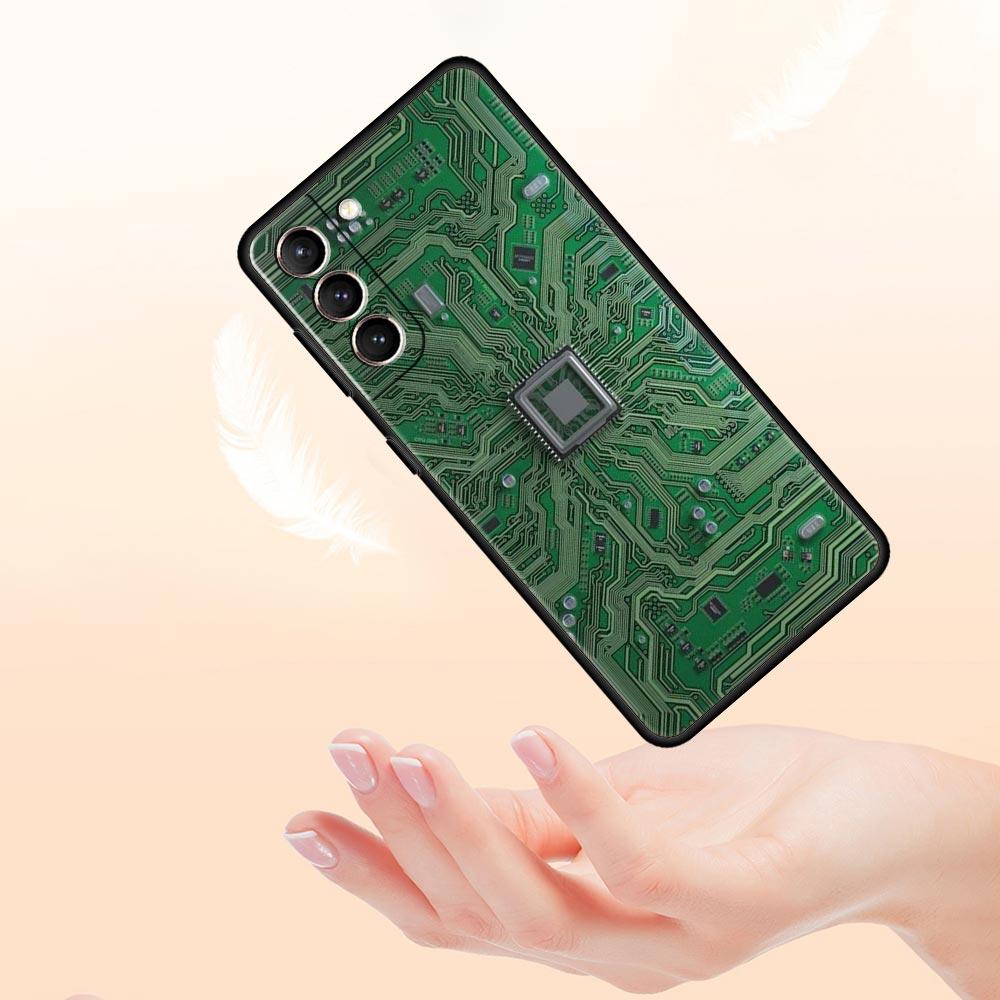 Handyhülle für Samsung Galaxy S23 S22 Ultra S20 S21 FE 5G S10 S9 Plus S10E S8 Note 20 Cover Innenplatine Leiterplatte