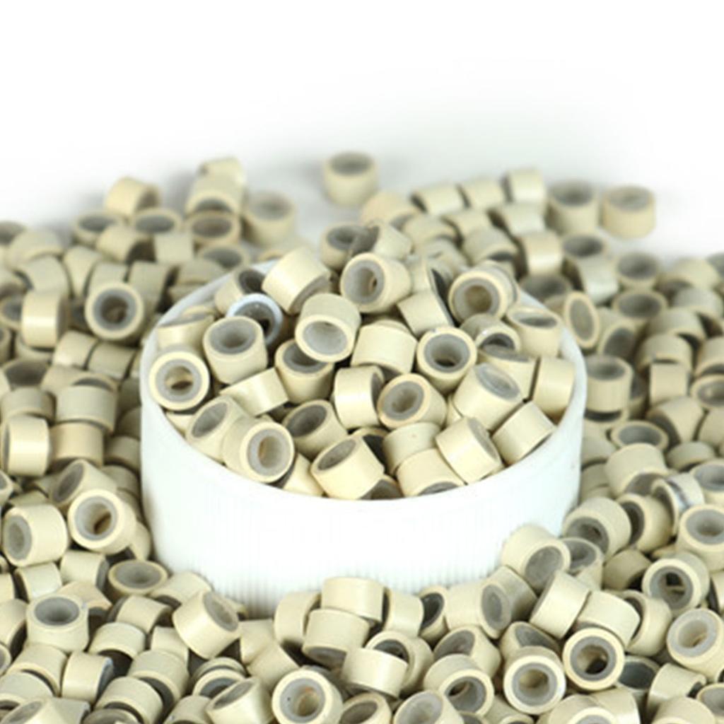 500pcs Hair Extension Silicone Rings Double Layers Firmly Clamp Micro Link Beads for Hair Salon (13)