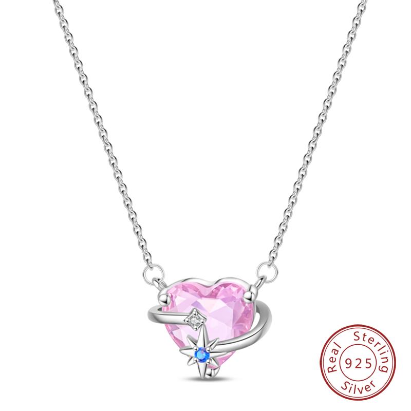 Necklace 925 Silver Cross Moonlight Guardian Dreamcatcher Necklace For Women Fashion Birthday Anniversary Jewelry Gifts