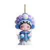 Chinese Opera Figurine Ornament Traditional Chinese Opera Girls Doll Hanging Decor 2D Acrylic Christmas Tree Ornament for Xmas Home Tree Decor