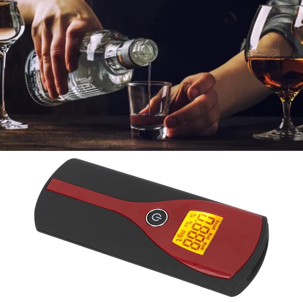 Digital Breath Alcohol Tester Professional Home Portable LCD Display Alcohol Tester for Wedding Party