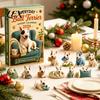 Advent Calendar for Boys Girls Everyday Bull Terrier 2026, 24 Day Christmas Countdown with Holiday Keepsake Collection Acrylic Ornaments, Decorative