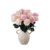 Roses Artificielles Réalistes, Rose en Soie à Sensation de Peau Hydratante, Décoration Intérieure Style Ins, Bouquet de Mariage Cadeau