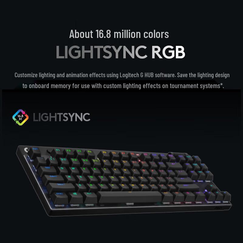 Logitech PRO X TKL Wired Mechanical Gaming Keyboard