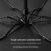 1pc Popular Multi-color Folding Portable Mini Pocket Umbrella, Six-fold Umbrella, Rainy And Sunny Dual-use Umbrella