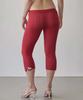 SCULPTOR Eyelet Knit Capri Pants Red