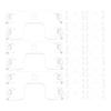 30pcs Blind Decoration Fixing Clip Blind Valance Clip ABS 3*2*1'' Hanger Clip For Blind Header For Home Application Accessories