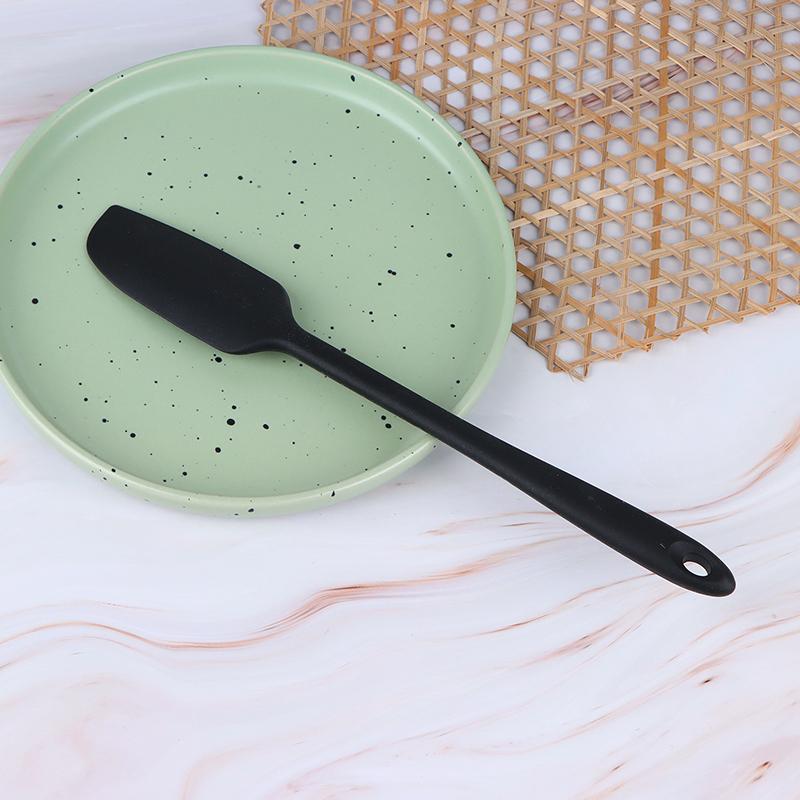 1Pc Long Handle Silicone Spatula Heat Resistant Flexible Non-Stick Slim Spatula Diy Cake Cream Scraper Baking Tool