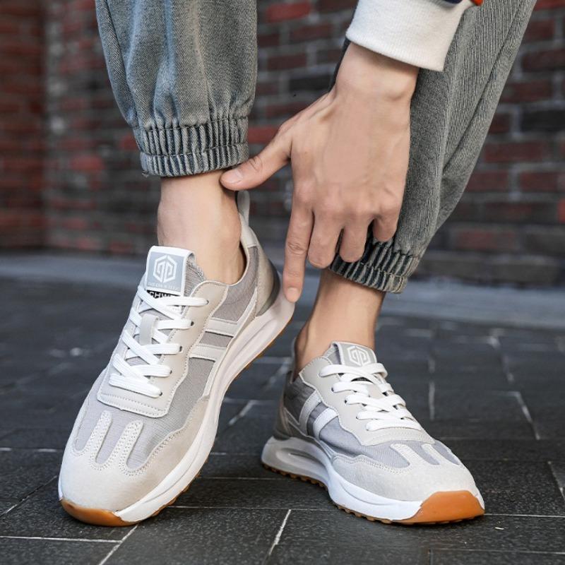 Fashion Man's Trendy Versatile Sports Shoes Flat Ultra-light Casual Shoes Summer Breathable Platform Men Non Slip Running Shoes De Tenis